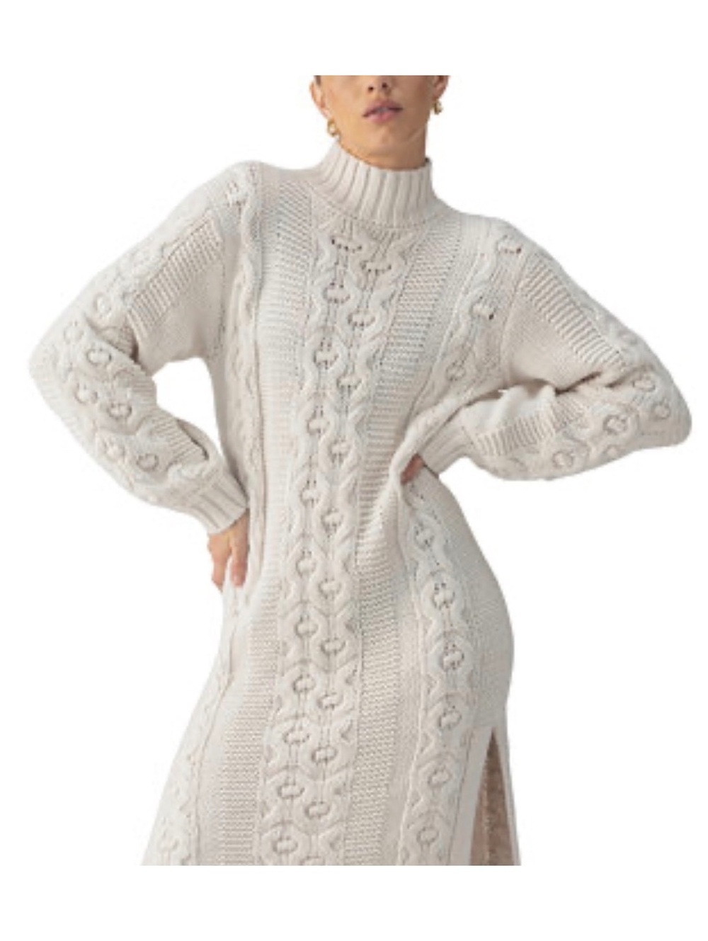 NWT Sanctuary Cable Knit Sweater Dress